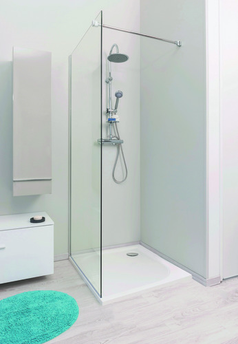 Receveur de douche extra-plat en béton de synthèse 90x90cm